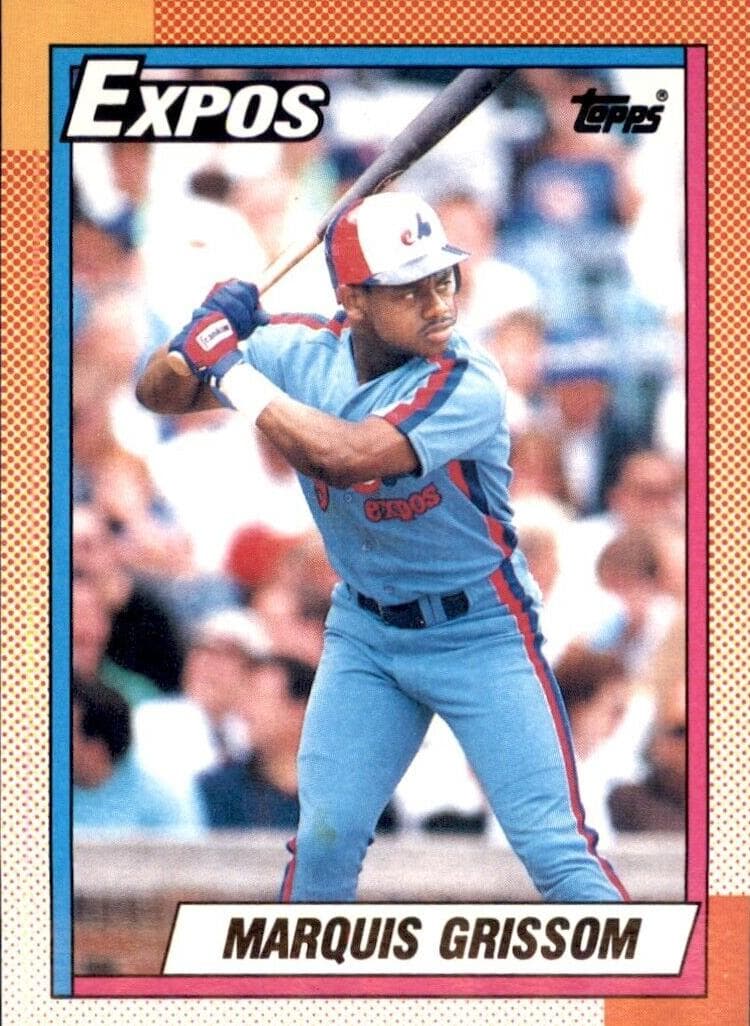 Marquis Grissom 1990 topps O-Pee-Chee