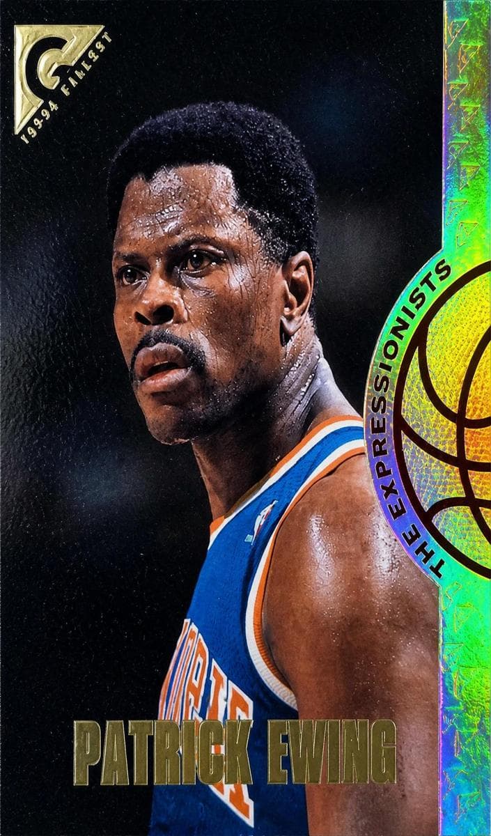 Patrick Ewing 1995 topps Topps Gallery