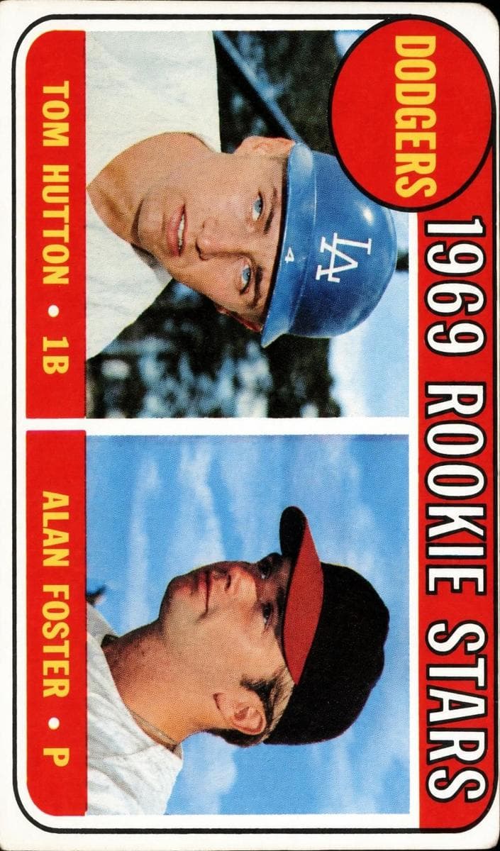 Dodgers 1969 Rookie Stars (Tom Hutton / Alan Foster) #266