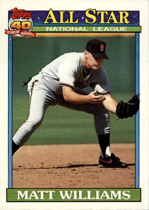 Matt Williams 1991 topps Topps