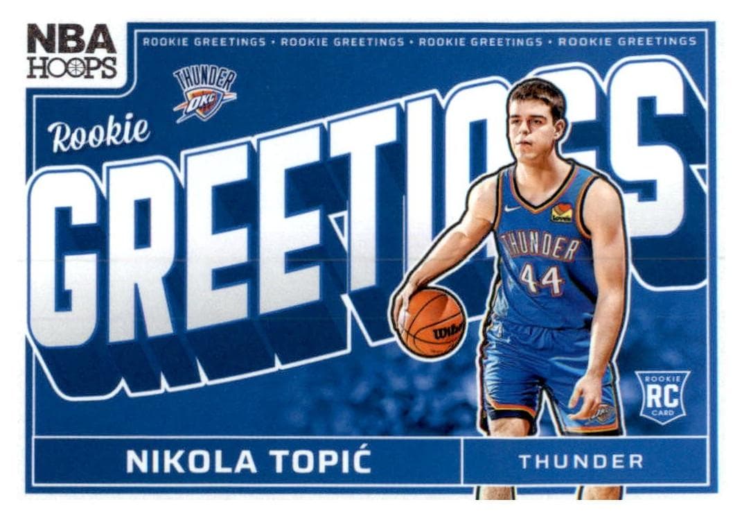 Nikola Topic 2024 panini Hoops Winter