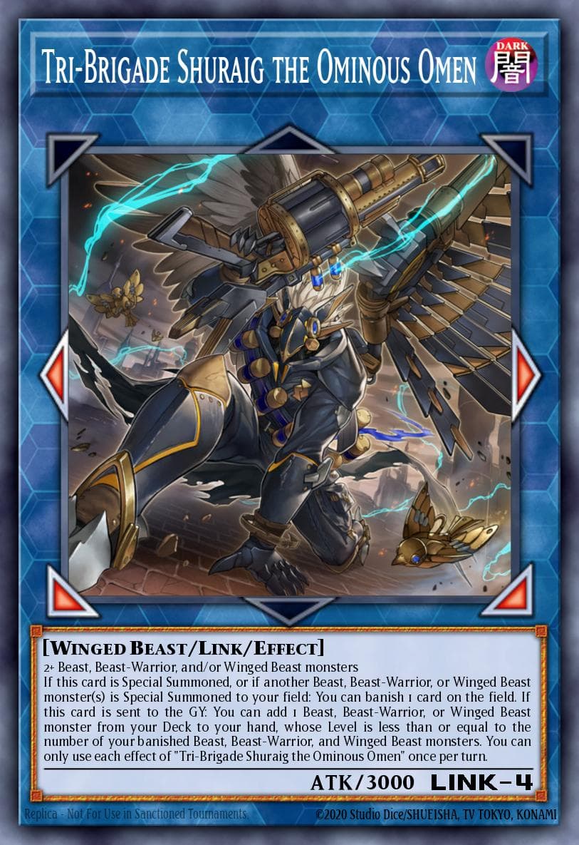 Tri-Brigade Shuraig the Ominous Omen #OP29-EN020