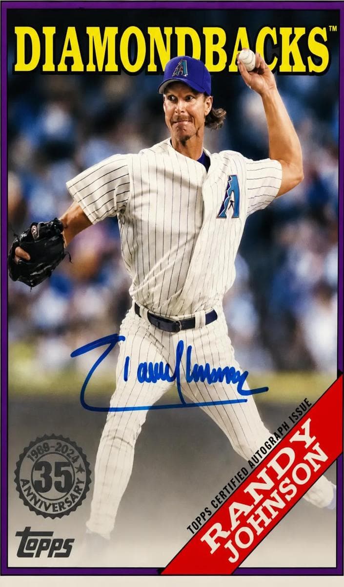 Randy Johnson 2023 topps Topps
