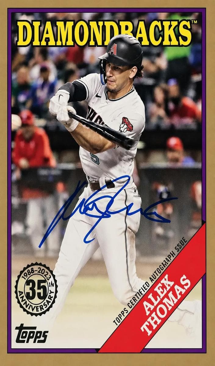 Alek Thomas 2023 topps Topps