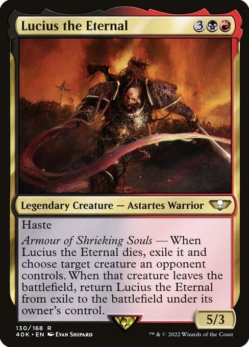 Lucius the Eternal 2022 Magic: The Gathering Warhammer 40,000