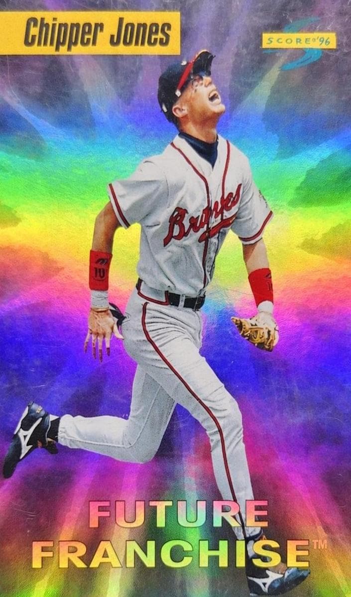 Chipper Jones 1996 panini Score