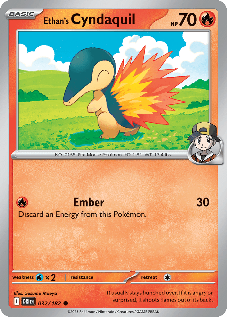 Ethan's Cyndaquil 2025 Pokemon