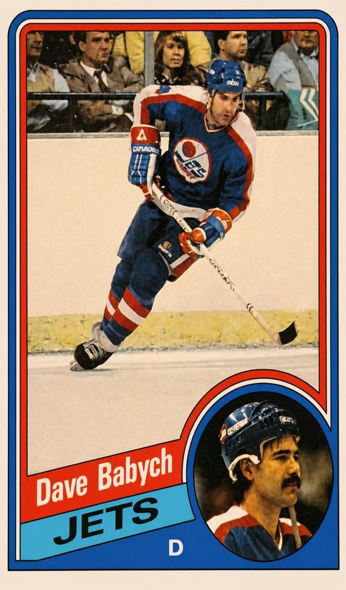 Dave Babych trading card