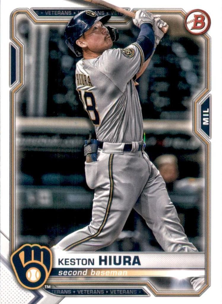Keston Hiura 2021 bowman Bowman