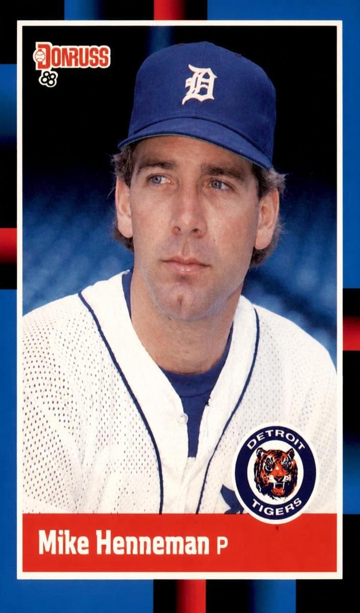 Mike Henneman 1988 panini Donruss