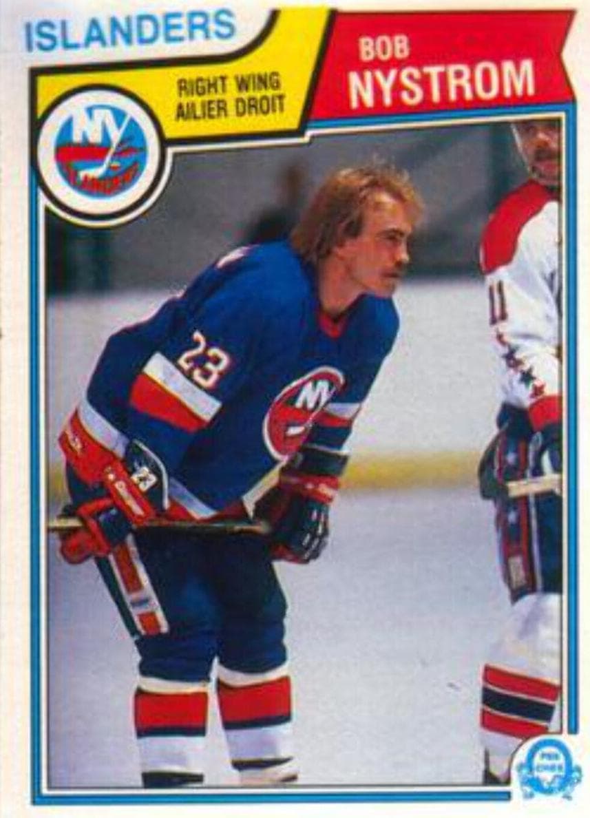 Bob Nystrom 1983 topps O-Pee-Chee