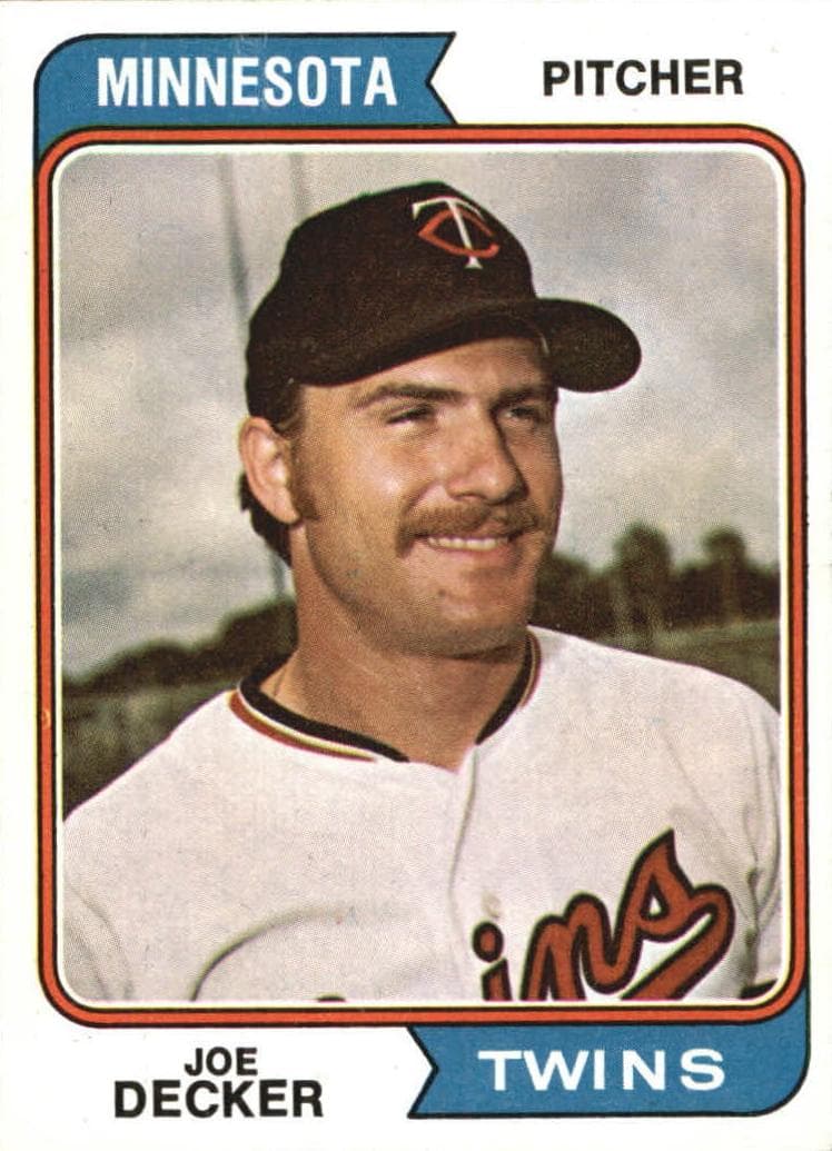 Joe Decker 1974 topps Topps