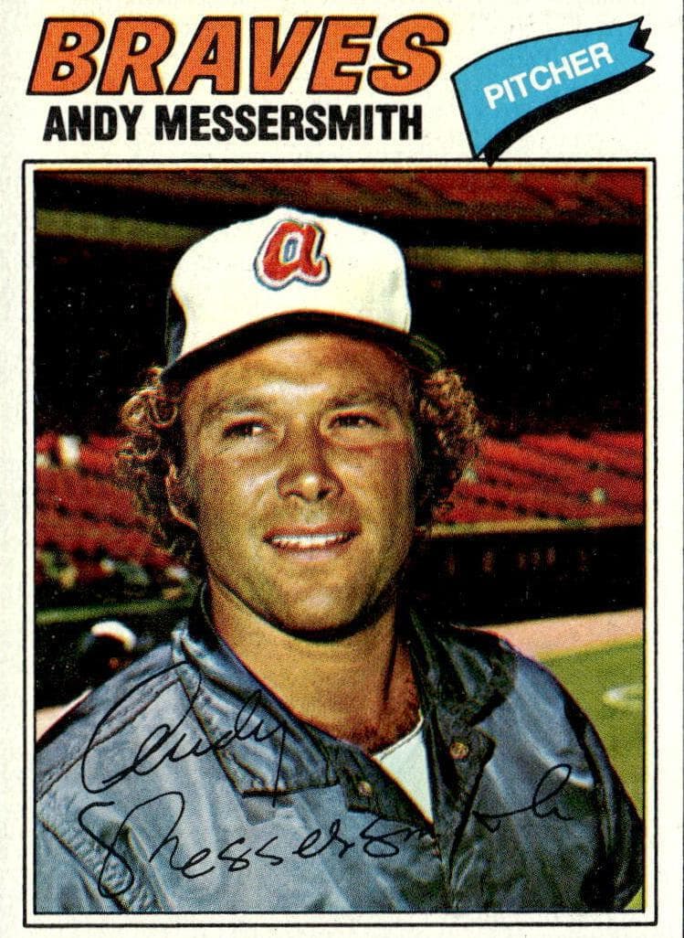 Andy Messersmith 1977 topps Topps