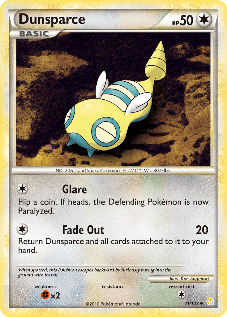 Dunsparce 2010 Pokemon