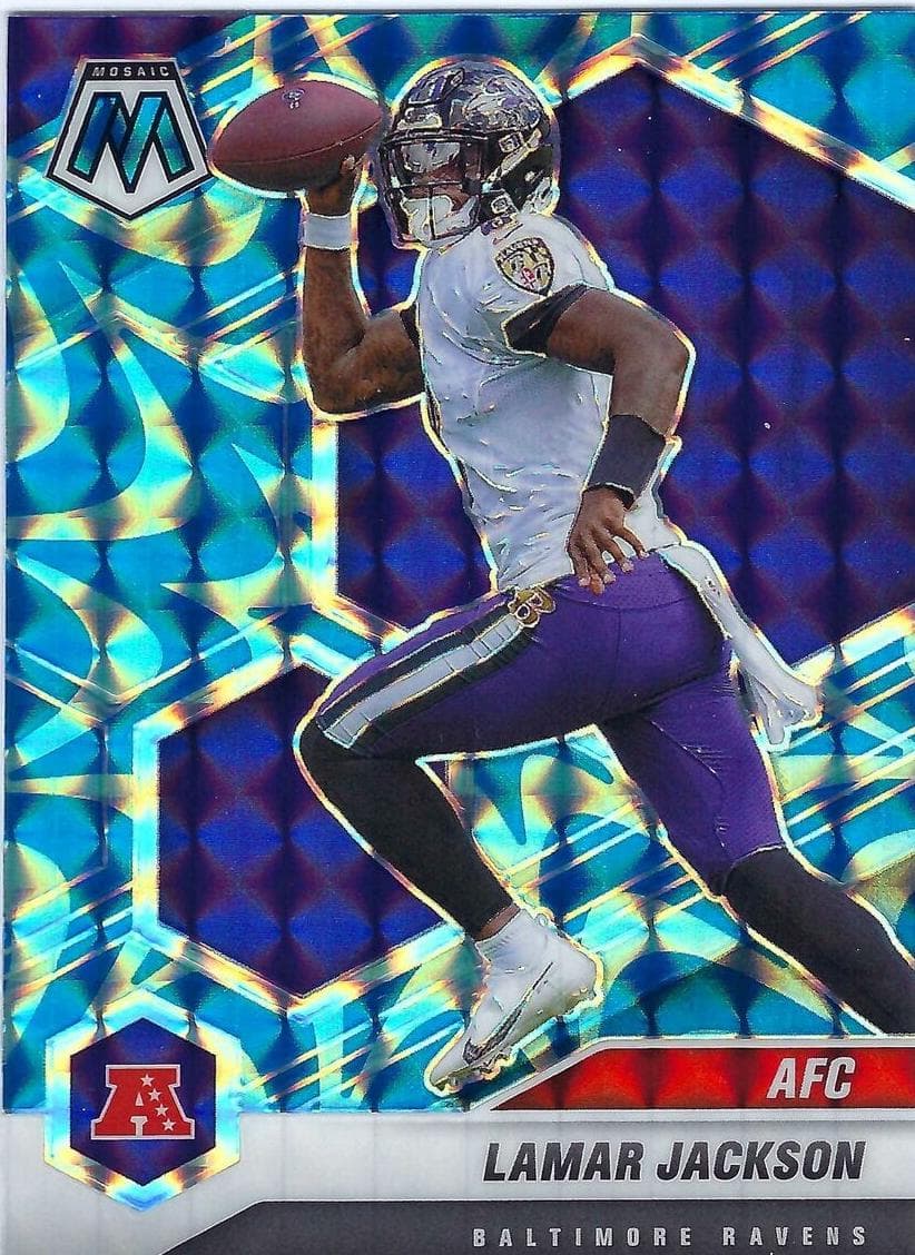 Lamar Jackson 2021 panini Panini Mosaic