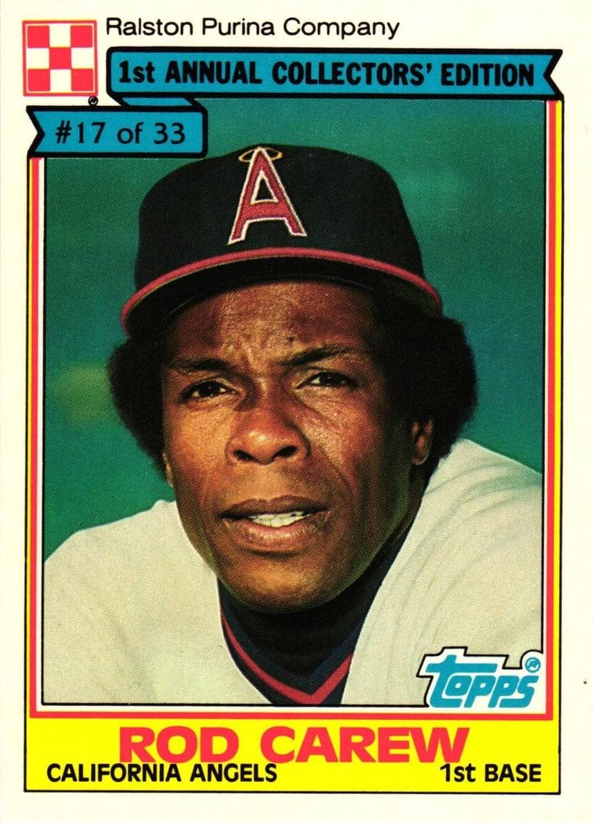 Rod Carew 1984 topps