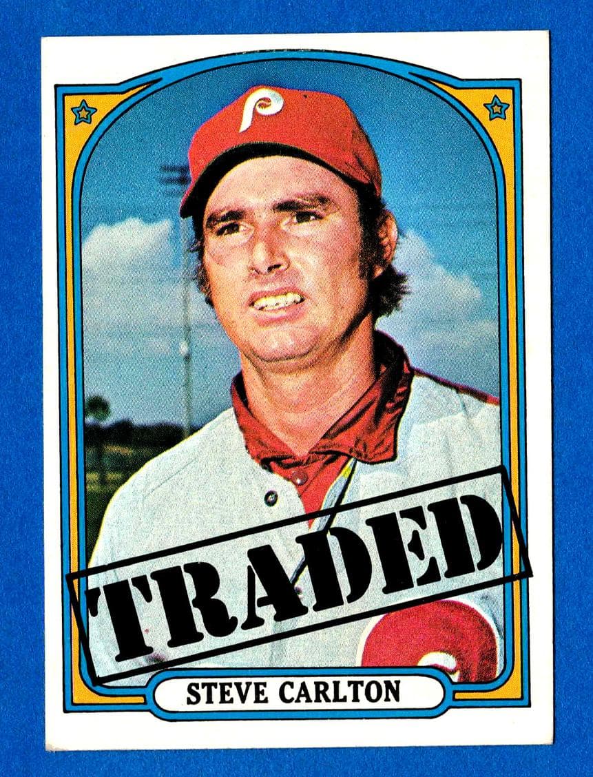 Steve Carlton 1972 topps Topps