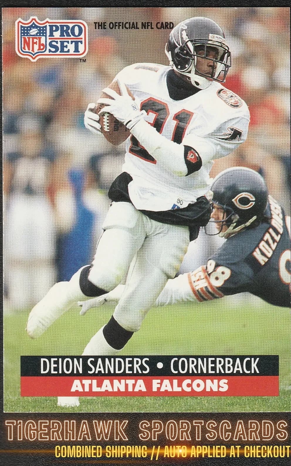 Deion Sanders 1991 unknown Pro Set