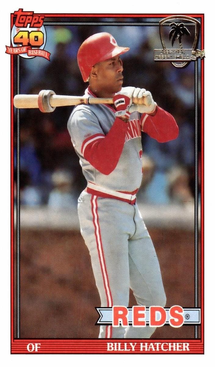 Billy Hatcher 1991 topps Topps