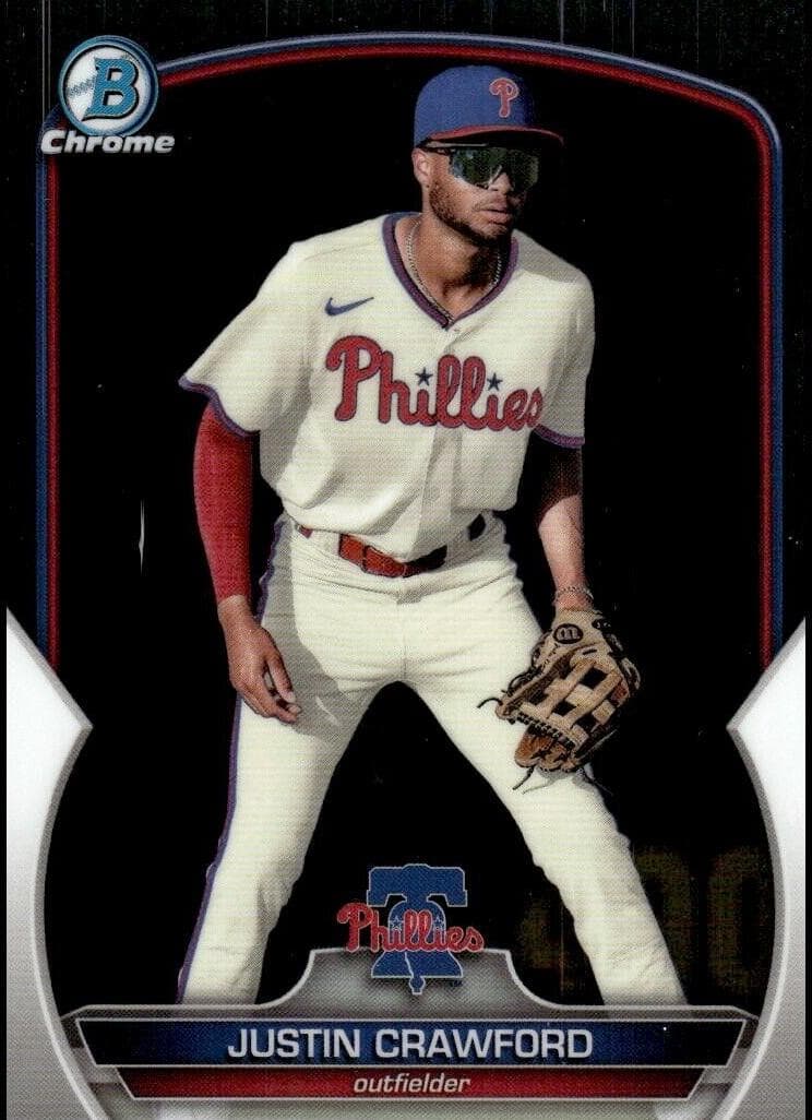 Justin Crawford 2023 bowman Bowman Chrome