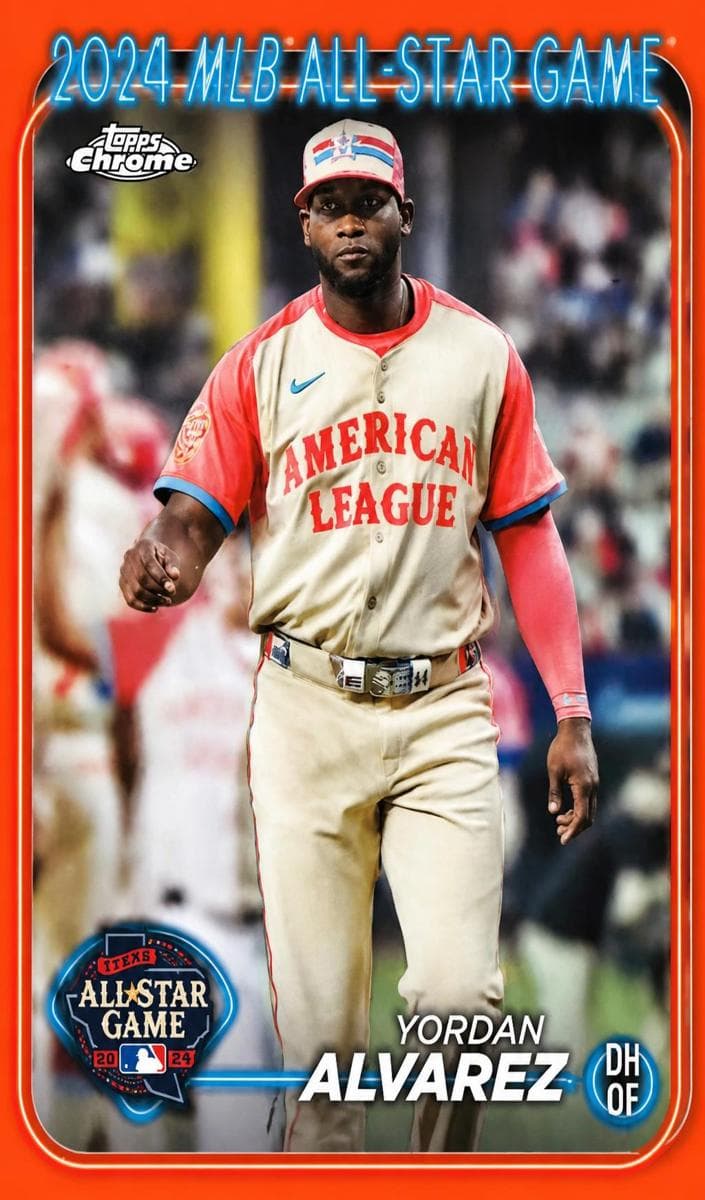 Yordan Alvarez 2023 topps Topps Chrome Update