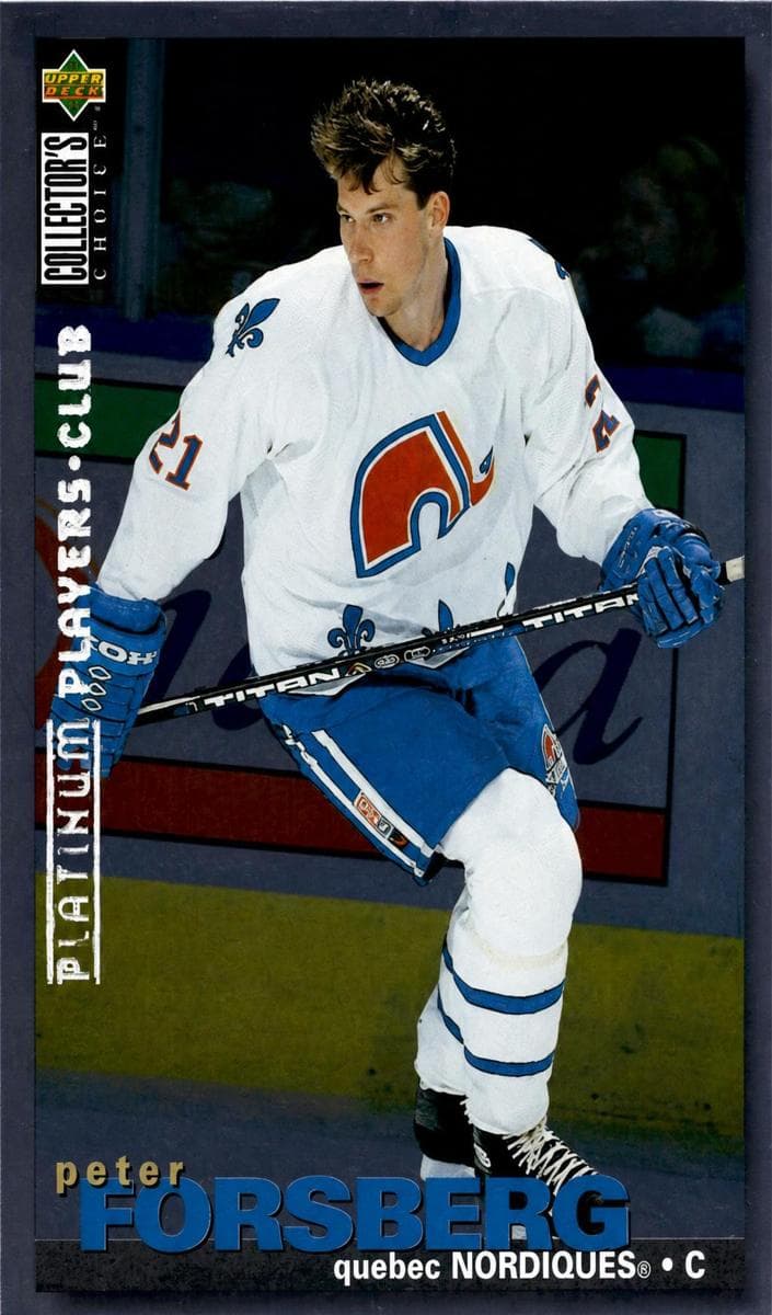 Peter Forsberg 1995 unknown Collector's Choice