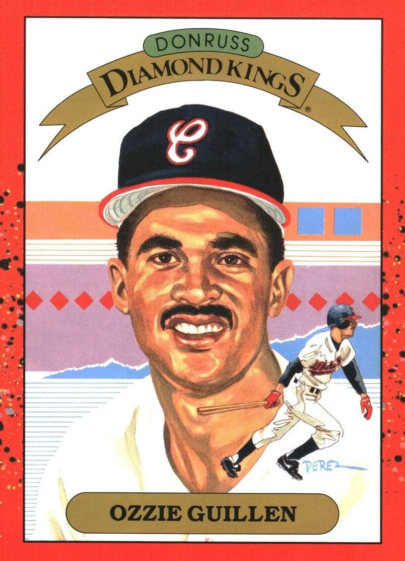 Ozzie Guillen 1990 panini Donruss