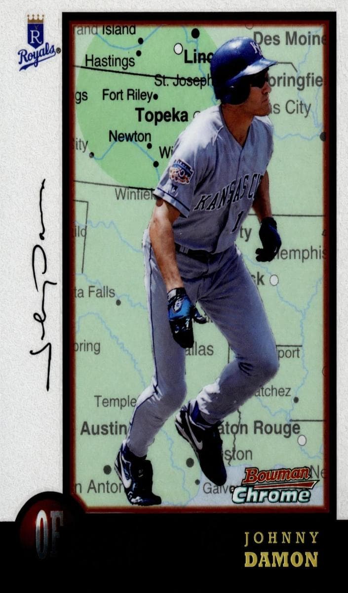 Johnny Damon 1998 bowman Bowman Chrome