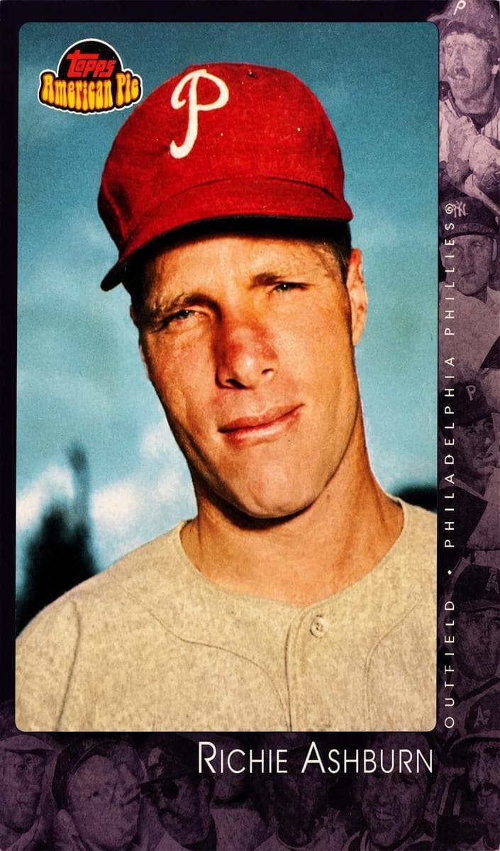 Richie Ashburn 2001 topps Topps American Pie