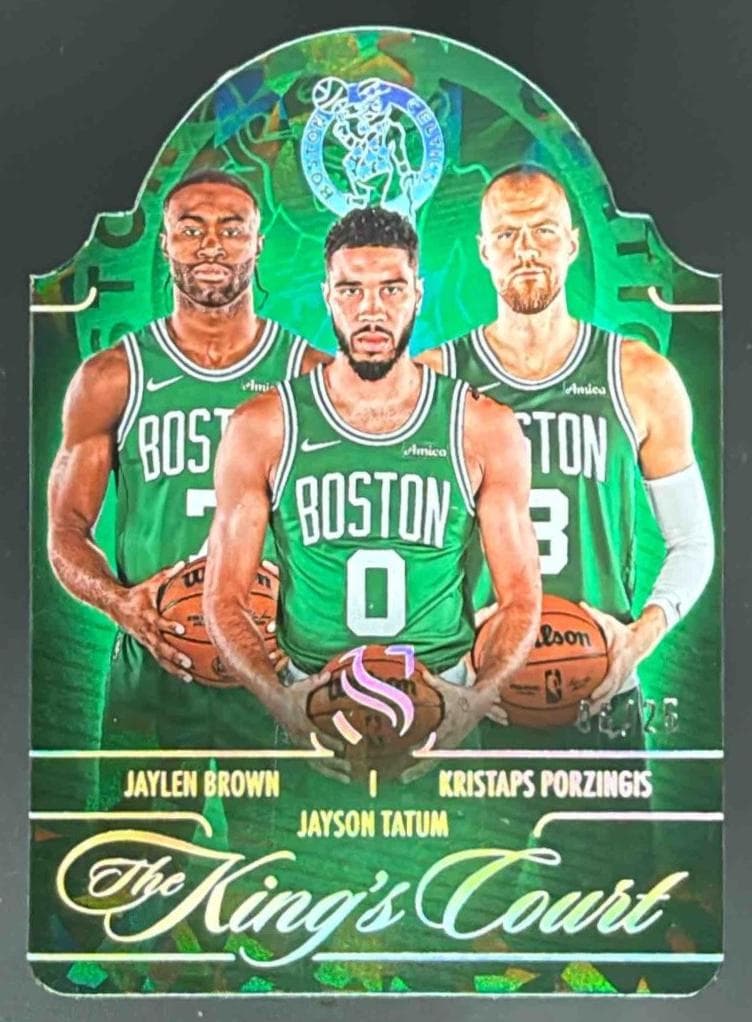 Jaylen Brown/Jayson Tatum/Kristaps Porzingis 2024 panini Panini Silhouette