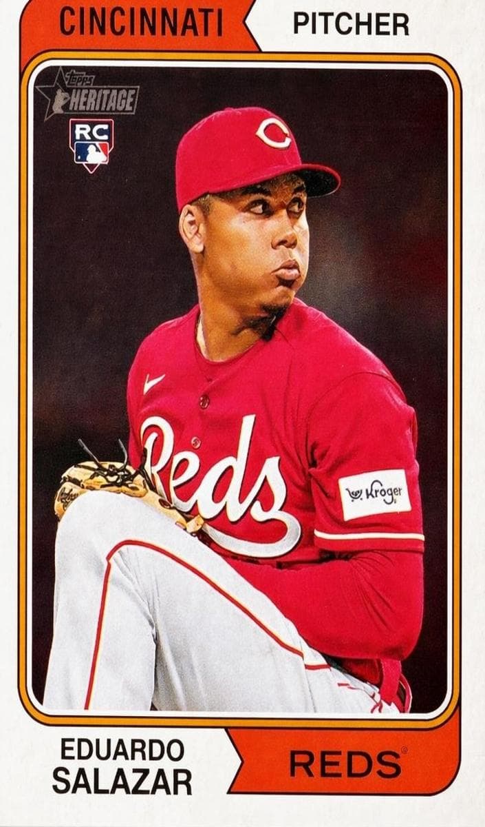 Eduardo Salazar 2023 topps Topps Heritage
