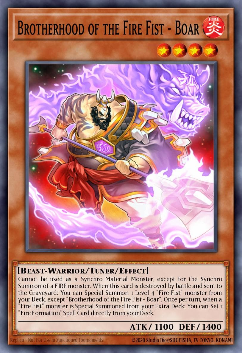 Brotherhood of the Fire Fist - Boar #MP14-EN079