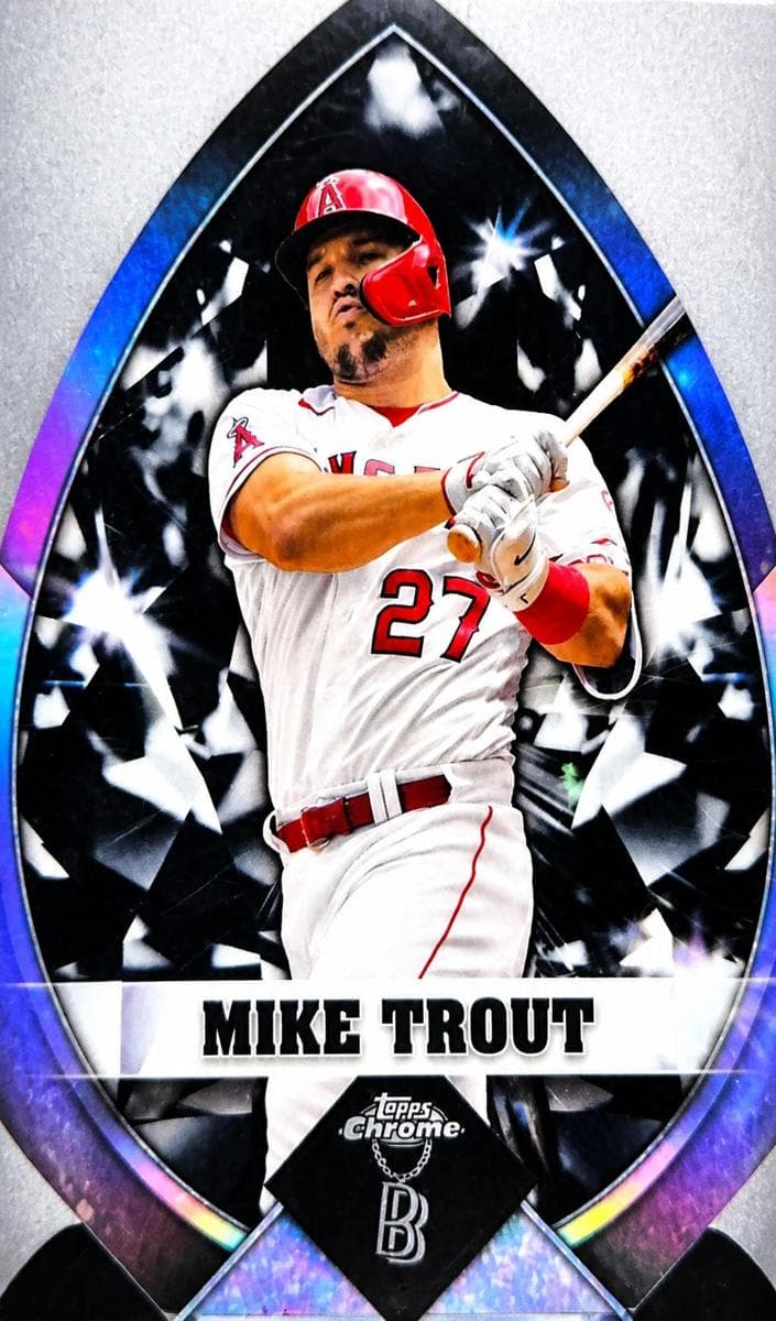 Mike Trout 2022 topps Topps Chrome Ben Baller Edition