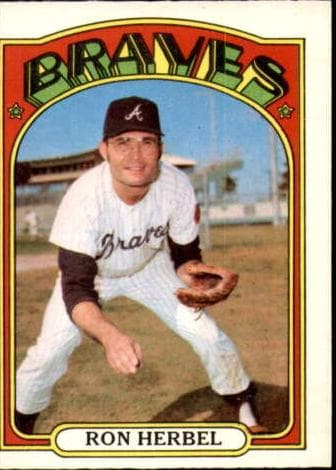 Ron Herbel 1972 topps O-Pee-Chee