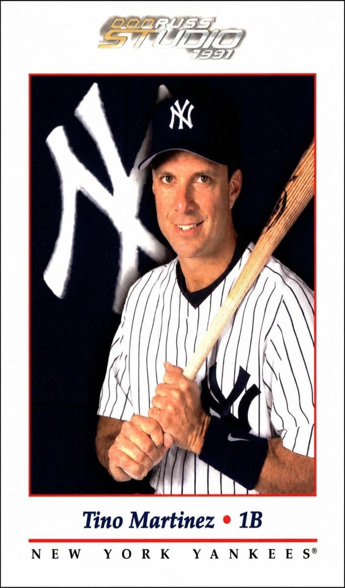 Tino Martinez 2001 panini Donruss Studio