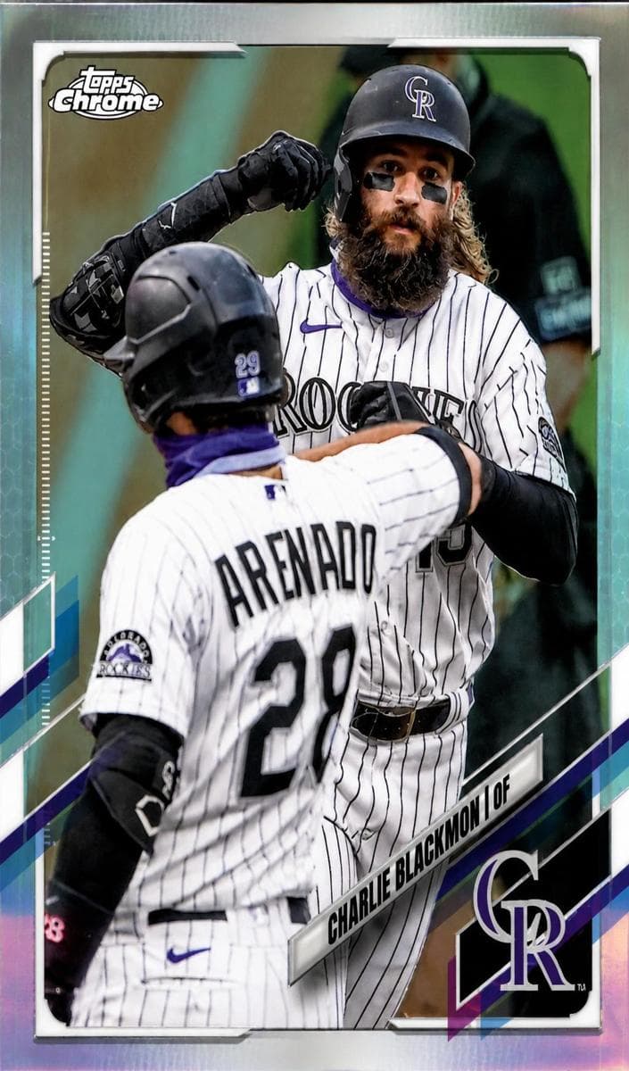 Charlie Blackmon 2021 topps Topps Chrome