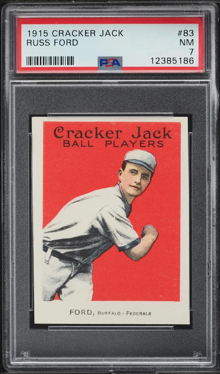 Russ Ford 1915 unknown Cracker Jack