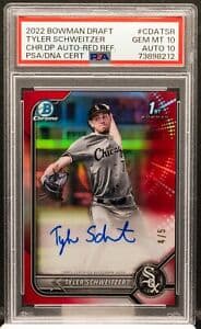Tyler Schweitzer 2022 bowman Bowman Draft