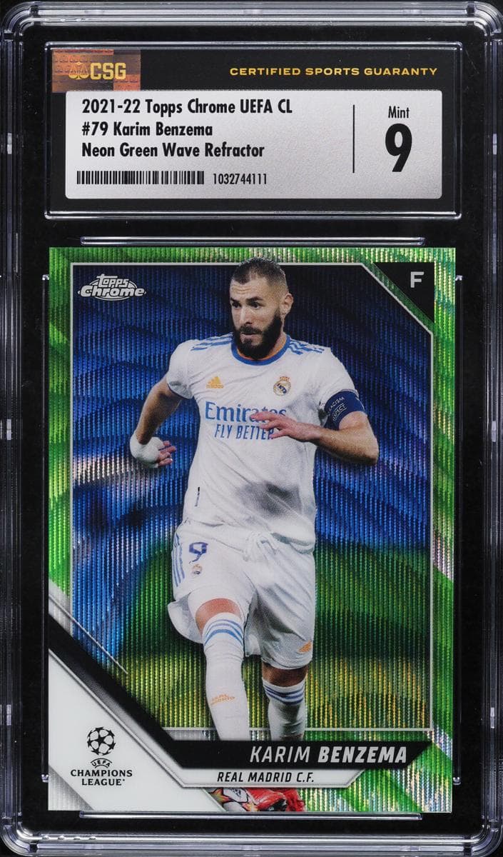 Karim Benzema 2021 topps