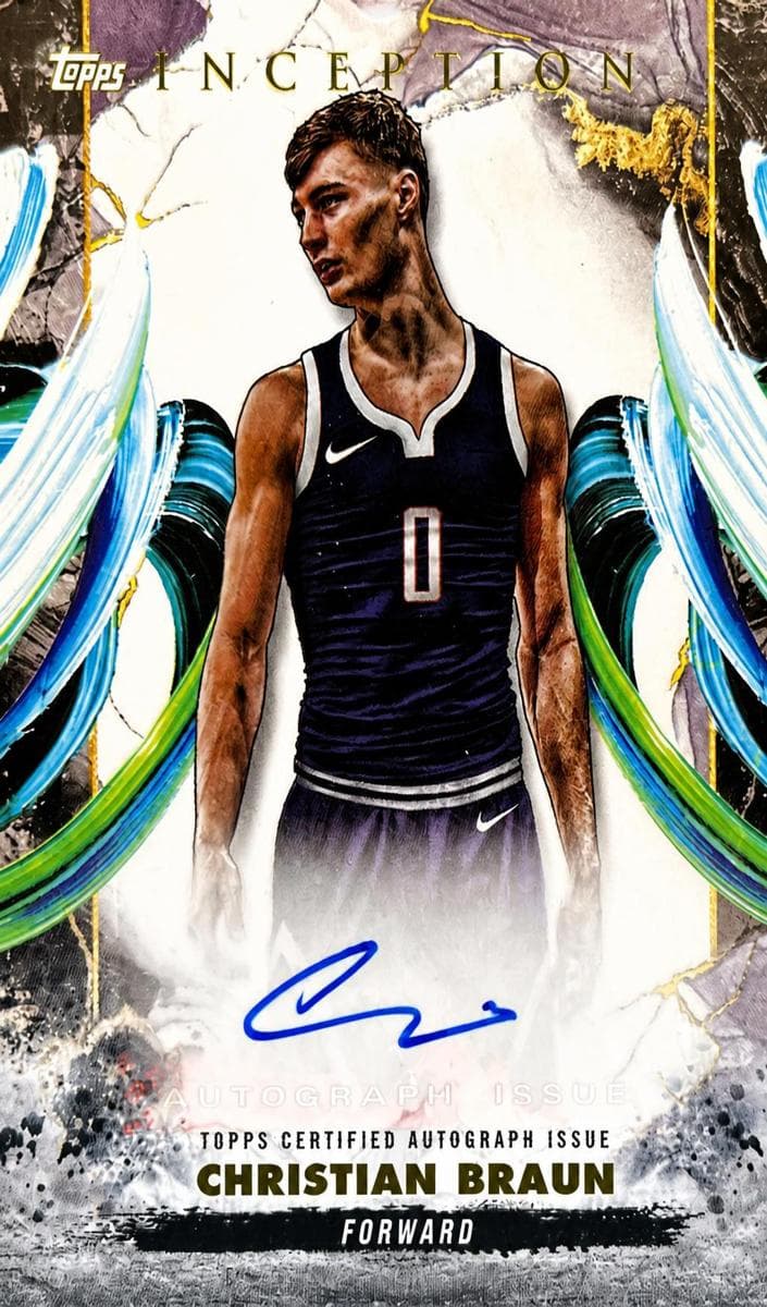 Christian Braun 2024 topps Topps Inception