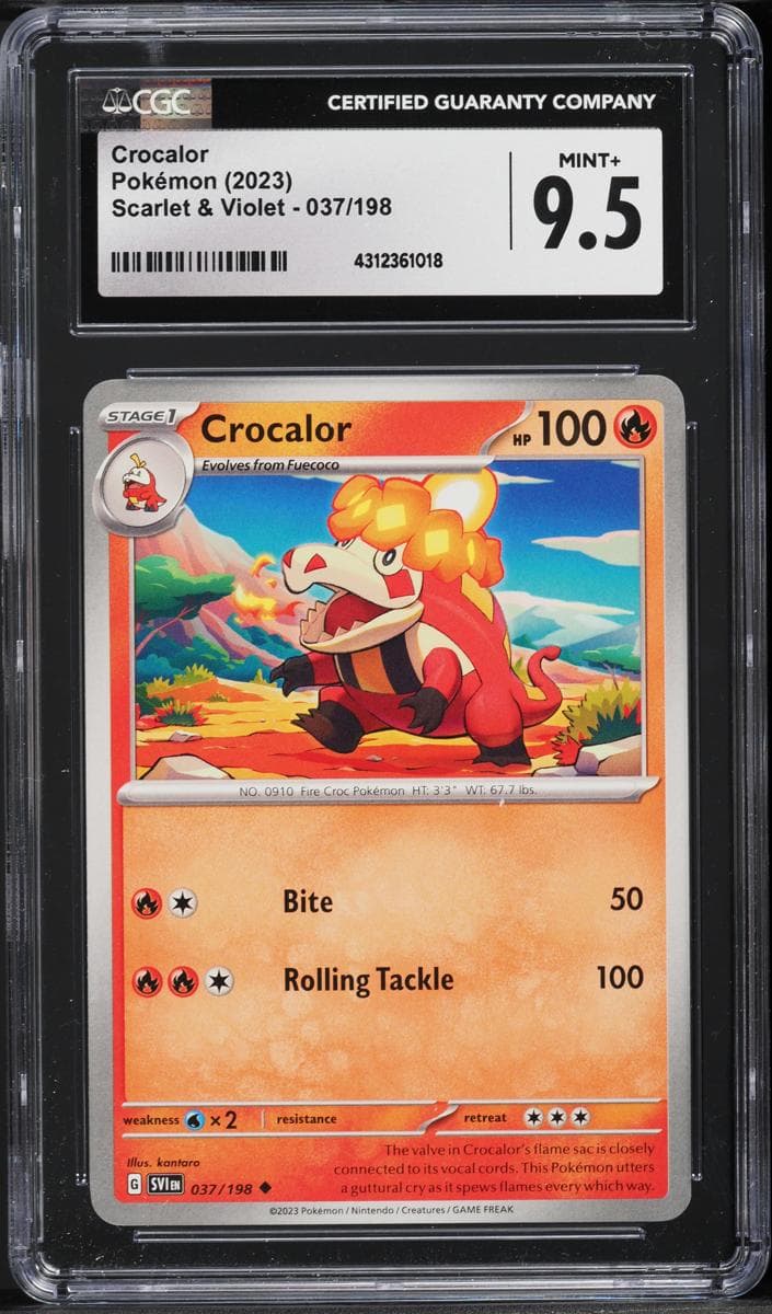 Crocalor trading card