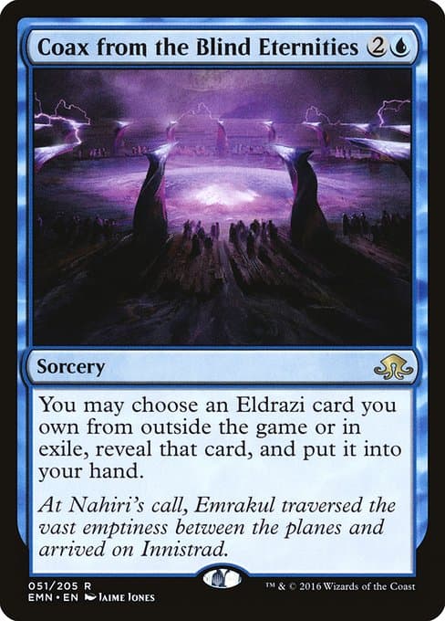 Coax from the Blind Eternities 2016 Magic: The Gathering Eldritch Moon