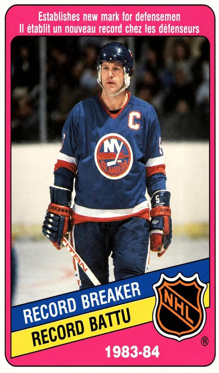 Denis Potvin 1984 topps O-Pee-Chee