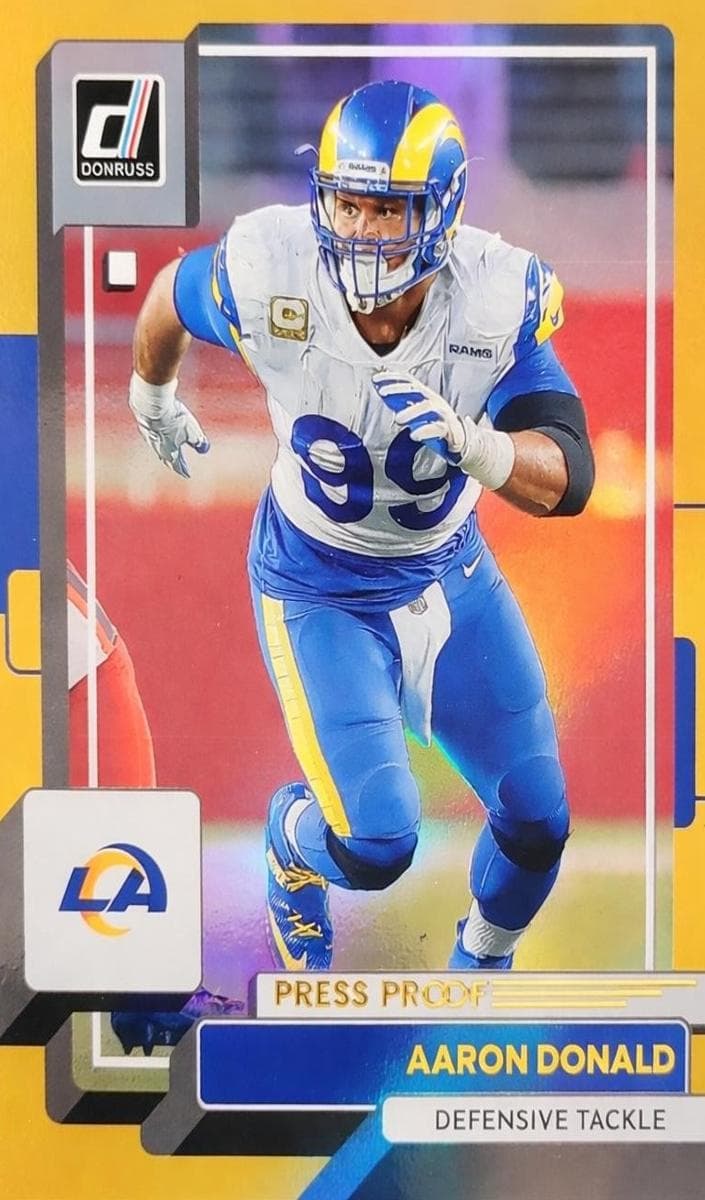 Aaron Donald 2022 panini Donruss