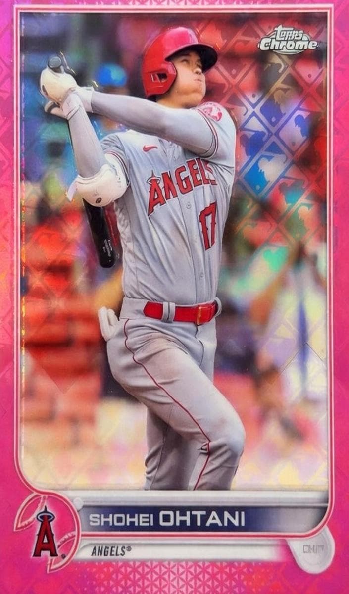 Shohei Ohtani 2022 topps Topps Chrome Logofractor Edition example 1