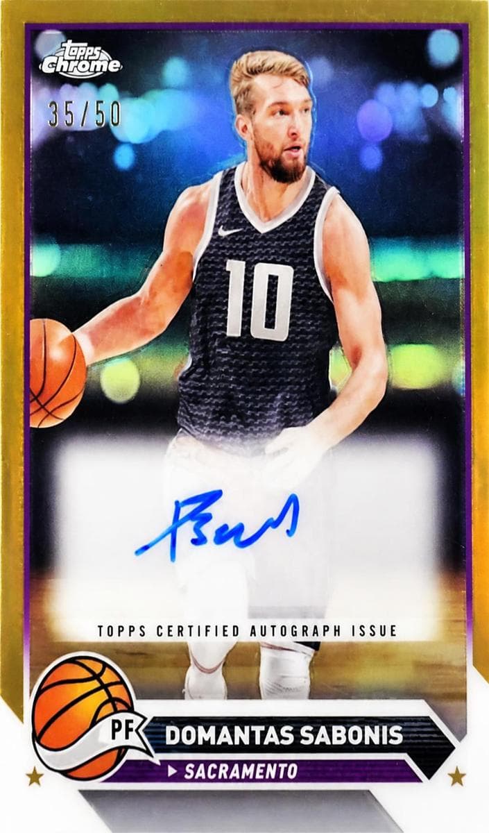 Domantas Sabonis 2023 topps Topps Chrome