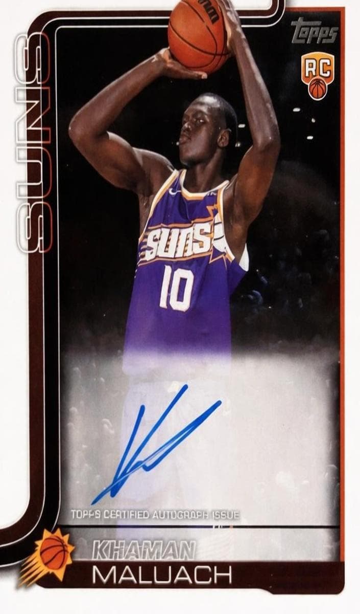 Khaman Maluach 2025 topps Topps