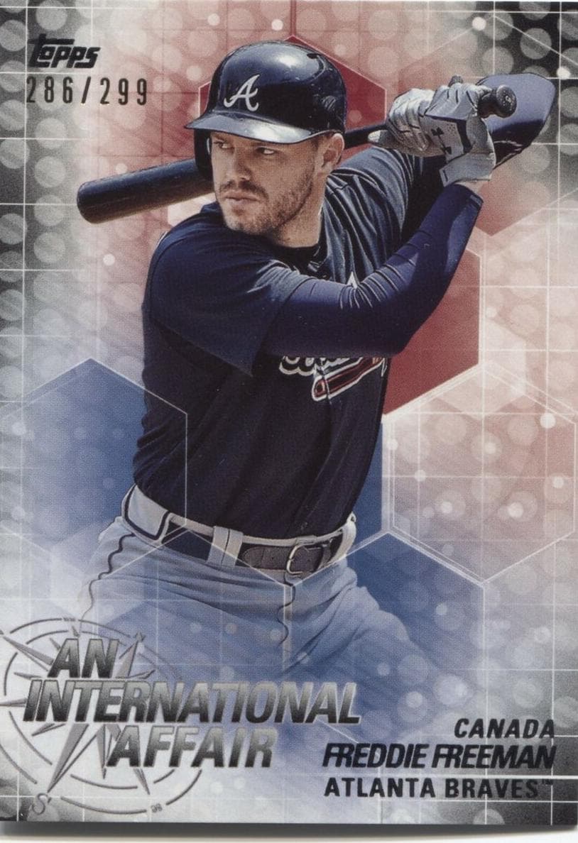Freddie Freeman 2018 topps Topps Update