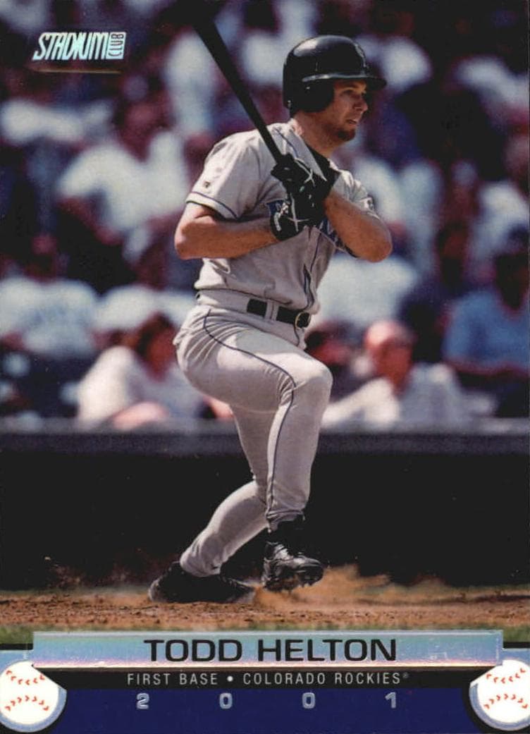 Todd Helton 2001 unknown Stadium Club