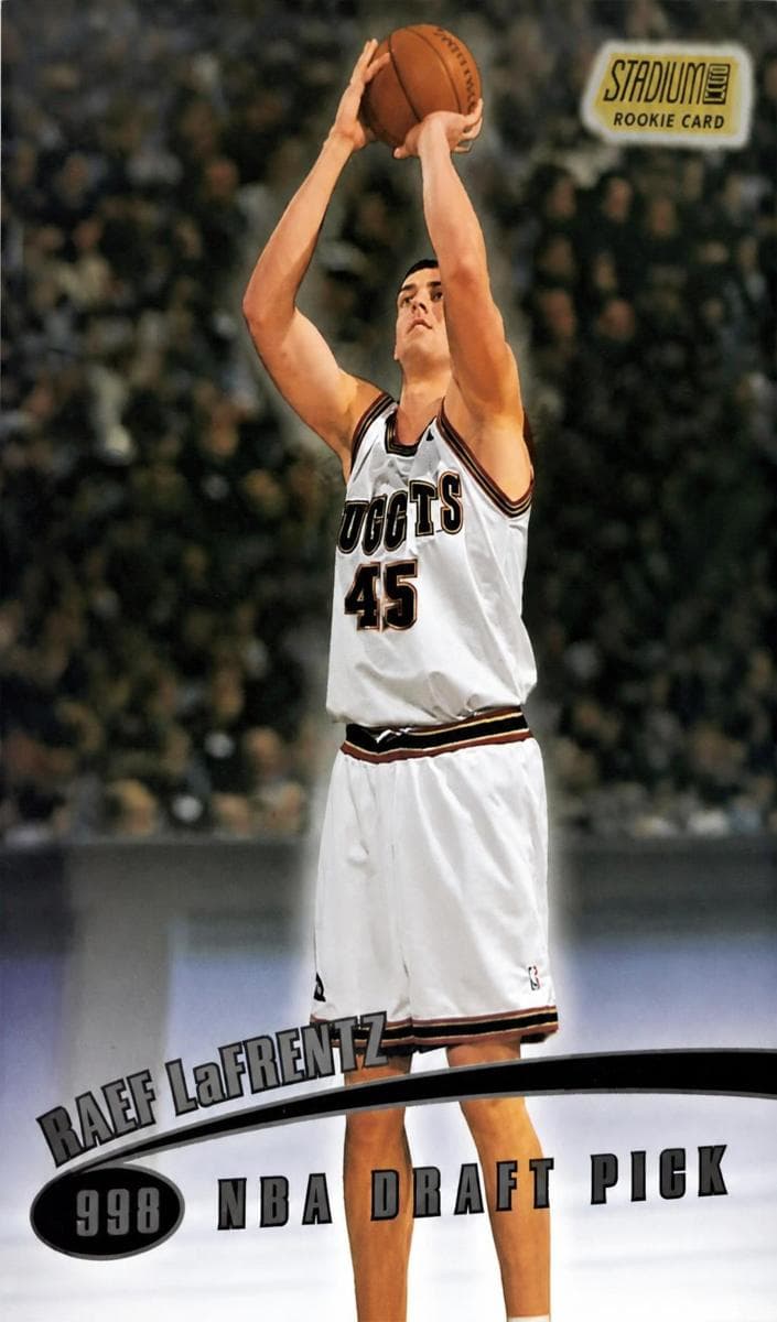 Raef LaFrentz 1998 bowman Bowman's Best